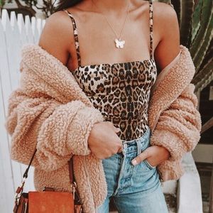 NEW Leopard Cami Bodysuit